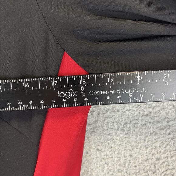 Ralph Lauren Dress 14 Ruched Stretch Slimming Colorblock Career Officewear $139 - Picture 8 of 10